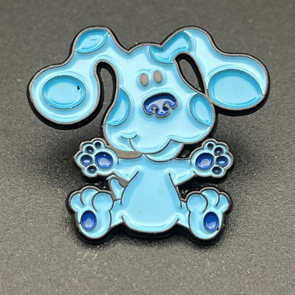 Blue's Clue Blue Dog Kids‎ Show Lapel Hat Pin